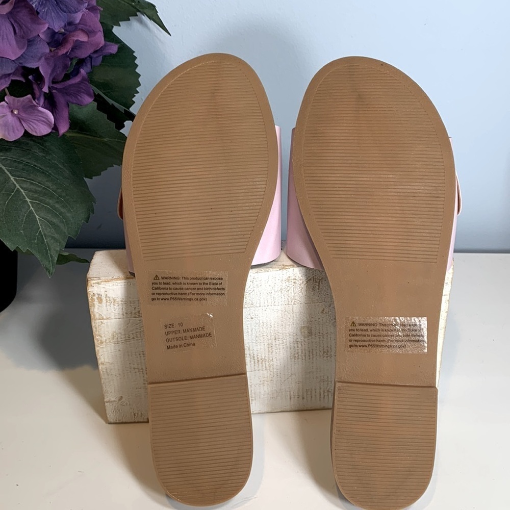 Olivia Miller Carmen Slide Sandals NWB - Picture 6 of 8